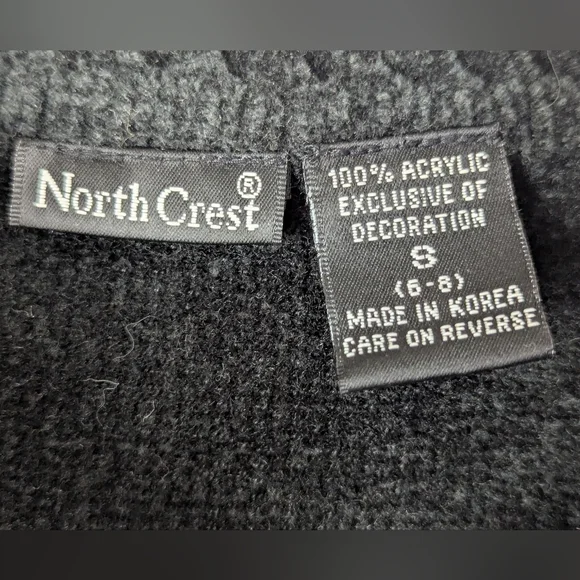 North Crest Size 8 (6-8) Chenille Cardigan In Great Vintage Condition - Picture 9 of 13
